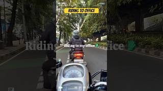 Riding to my office #rider #morningroutine #morningvlog #videoshort #shortvideo