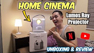 MY ROOM TURN INTO HOME CINEMA | LUMOS RAY Smart Projector Unboxing & Review