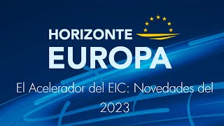 El Acelerador del EIC: novedades del 2023