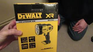 DEWALT DCL043 XJ XR Cordless LED Spotlight  - Review #dewalt