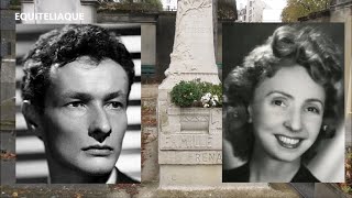 Tombe de Madeleine RENAUD et Jean Louis BARRAULT au cimetière de Passy à Paris