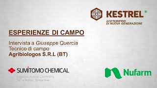 Kestrel: Esperienza di campo. Intervista a Giuseppe Quercia, Tecnico di campo.