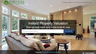 Home Valuation Landing Page Overview - Lead Generation