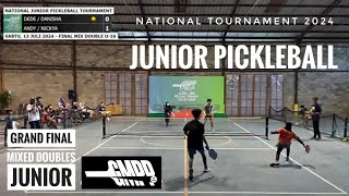 FINAL MIXED DOUBLES | Dede|Danisha vs Andy|Nickya | GMPP Tour National Junior Pickleball 2024