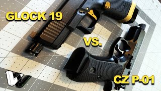 TWO TOP FIRST EDC: CZ 75 P01 VS GLOCK 19 G5