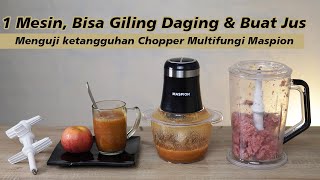 Chopper Multifungsi Maspion MFC 201 AP Bisa Giling daging & Blender Jus, Solusi Hemat dan Cepat.