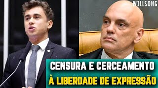 Nikolas Ferreira e Eduardo Girão falam sobre mensagens vazadas e criminosas dos JAGUNÇOS de Moraes