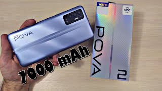 TECNO POVA 2 - БАТАРЕЯ НА 7000мАч и NFC! Честный обзор бюджетника