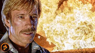 When Chuck Norris Fights Everything Blows Up | SILENT RAGE