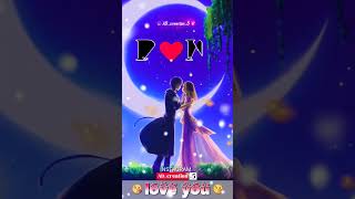 P❤N love letter name WhatsApp status #shorts