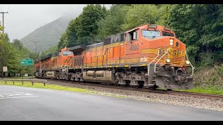 Ep53 - Trains on the Rainy River (CSX, BNSF with Canadian Pacific, BNSF H2 at CP52 of the River Sub)