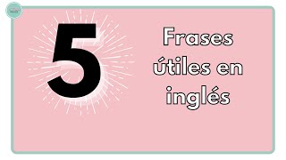 5 frases útiles en Inglés ⏳#shorts #shortsyoutube