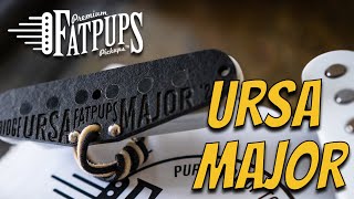 Fatpups Pickups Ursa Major Stratocaster Set | Scooped Midrange AlNiCo 2