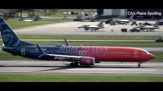 (4K) Best of 2022 Livery Plane Spotting at Portland, Oregon & San Francisco, California. USA