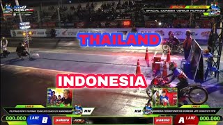 kemenangan ninja TEKNO TUNER di race pertama jarak 600m||TEKNO TUNER INDONESIA VS AIRNON ft PHILIPIN