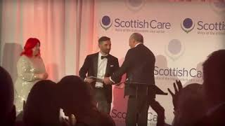 Reza Najafian Wins @ Scottish Care Awards 2024