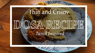 Easiest Dosa Recipe | Dosa Recipe in English | TSpoon Recipes