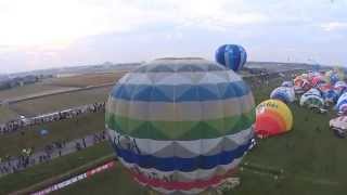 2014 Saga International Balloon Fiesta - Official Flight High speed -