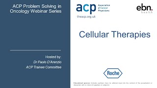 Cellular Therapies: ACP Problem Solving in Oncology Webinar