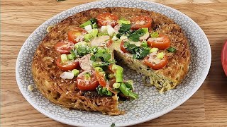 Pasta Frittata — СОВЕТ по использованию остатков приготовленной пасты