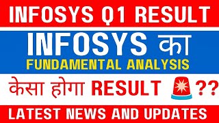 Infosys share latest news today 🔥 | Q1 Result prediction 🚀 | Fundamental analysis