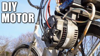 Building an Alternator Powered Bike