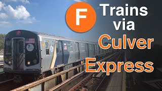 (F) Trains via Culver Express