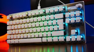 ASMR unboxing Roccat Vulcan Pro TKL with typing test and RGB