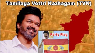 Actor Vijay unveils TVK flag; what do its colour and emblem signify?