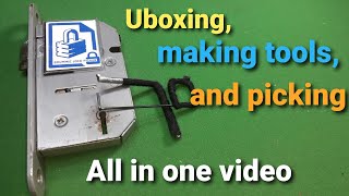 (297) Unboxing, Making & Picking a 5 Lever Mortace Lock