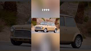 The Evolution of Mini Cooper Cars (1960~2022) #shorts