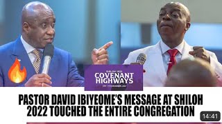 Pastor David Ibiyeomie powerful teaching on Favour in Shiloh 2022 Touched the entire congregation.