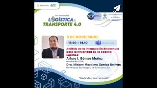 Conferencia  Análisis de la información Blockchain para la integridad de la cadena logística