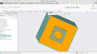 Volume roughing in Creo