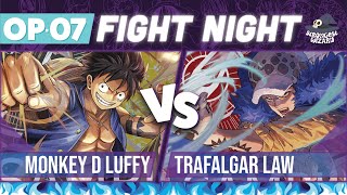 Luffy vs Trafalgar Law : One Piece Card Game : OP07 Match