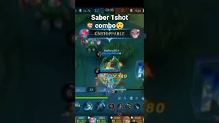 saber 1shot  kill😲playing #MLBBhttps://youtu.be/rROCAX6nKJg.