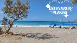 Rethymno, Crete,Kreta - PLAKIAS , the beach , der Strand - September 2024