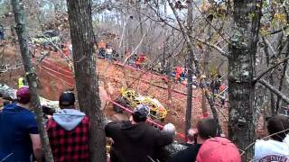 yellow tube buggy on los primos at morris mountain orv