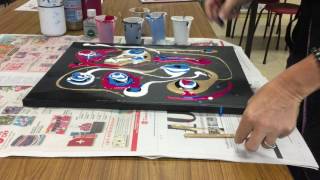 Fluid Energy Acrylic Art Lesson