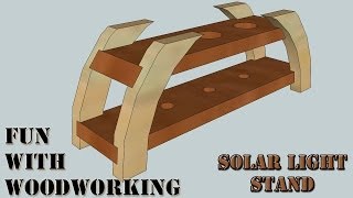 Project - Build a small stand for your solar lights from the Dollar store