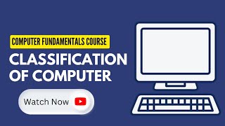 Classification of Computer based on Purpose ? Computer Fundamentals Course Lesson #computerscience