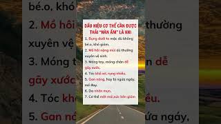 Dấu hiệu cơ thể cần được thải hàn ấm là khi #suckhoe #doisong #baihoccuocsong #xuhuong #reels