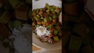 Drinda Dye's Rhubarb oat squares