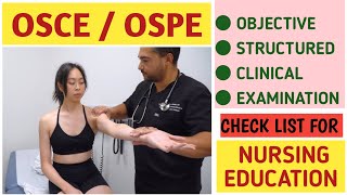 OSCE || OBJECTIVE STRUCTURED CLINICAL EXAMINATION || OSPE || OSCE TEST || PROCEDURE CHECK LIST