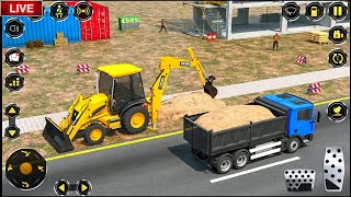 🛑Live JCB 3dx Backhole Vs Bullet Train Driving Game - Bus Simulator Indonesia Android Gameplay❤❤