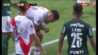 LIBERTADORES 2021 SEMI VUELTA PALMEIRAS VS RIVER NO HAY PENAL DE WEBERTON A PAULO DIAZ