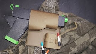 |DIY| How To Make a Paper Gun Holster-Easy -Tutorial-By Dr. Origami