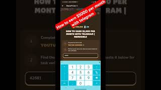 How to earn $5000 per month with telegram | Memefi cinema code #memefi #AirdropTwinkle