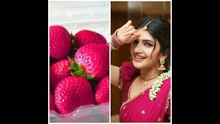 Sreeleela vs strawberry #like #song #subscribe #latest #fashion #subscribe #trending