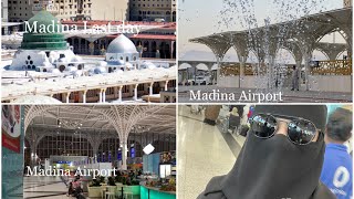 Madina Last Day😭|| Riaz ul jannah Hazri || Madina airport